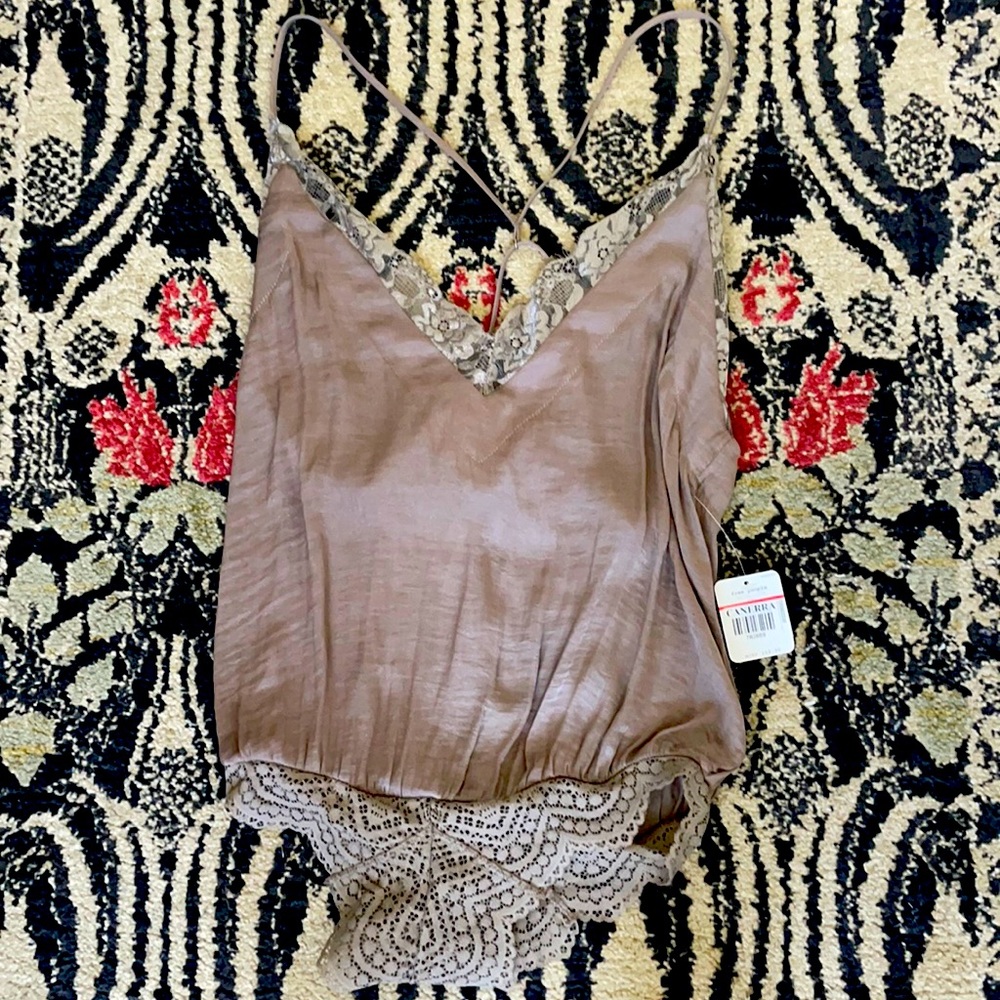 Free People Lace Bodysuit NWT